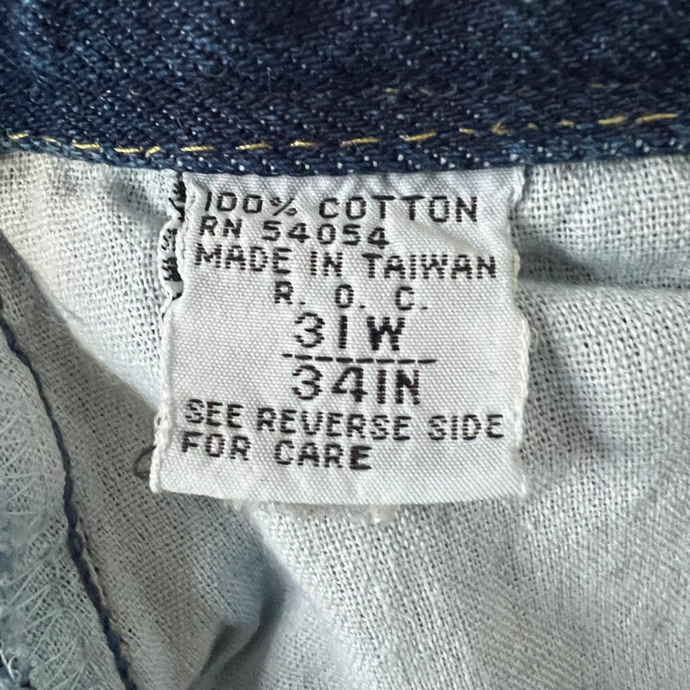 Bugle Boy 750 Men’s Vintage Cotton Easy Fit Tapered Leg Jeans Size 31 NEW - Picture 11 of 12